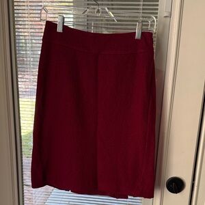 Elegant Red Women's Skirt